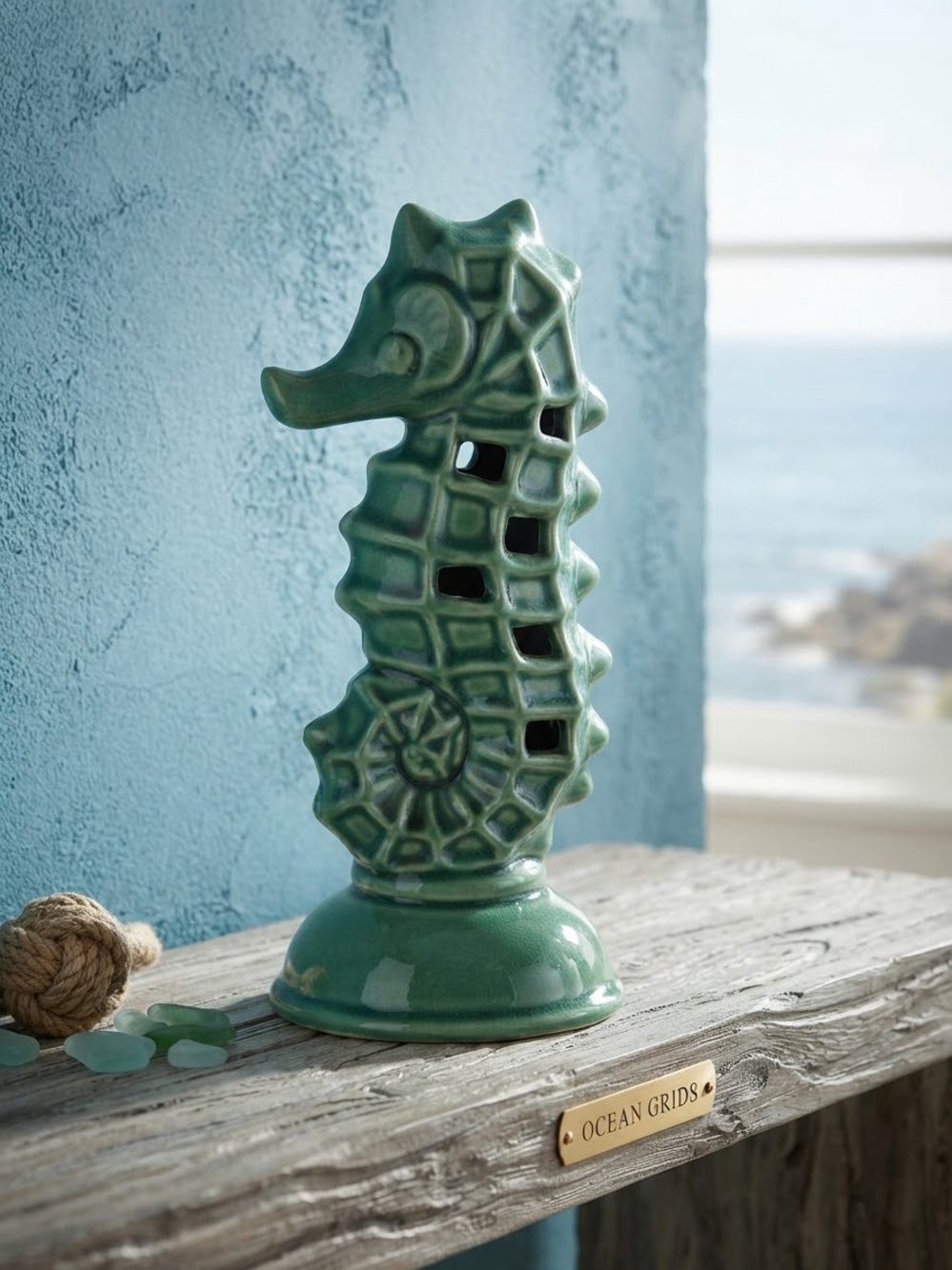 GC Home Decor SEA HORSE Sea Green